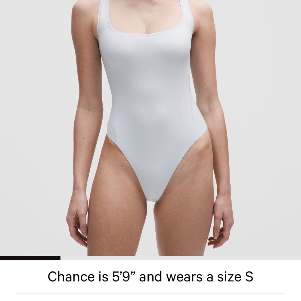 Lululemon wondermost ultra soft bodysuit CREAM  sz L